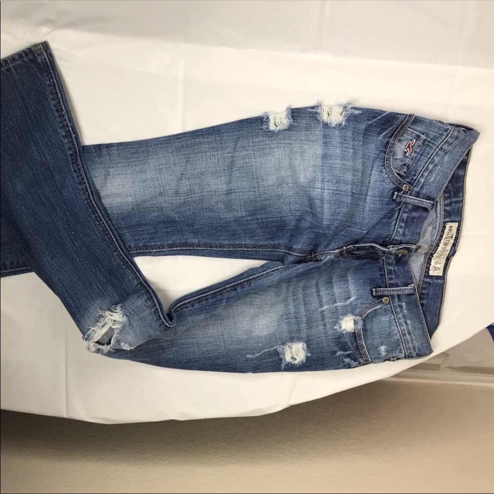 Hollister boots cut distressed OS